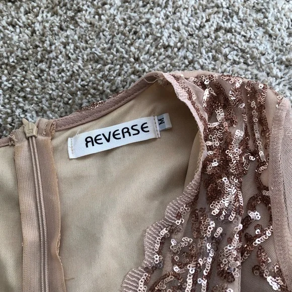 Reverse Sequin Romper - Picture 5 of 7